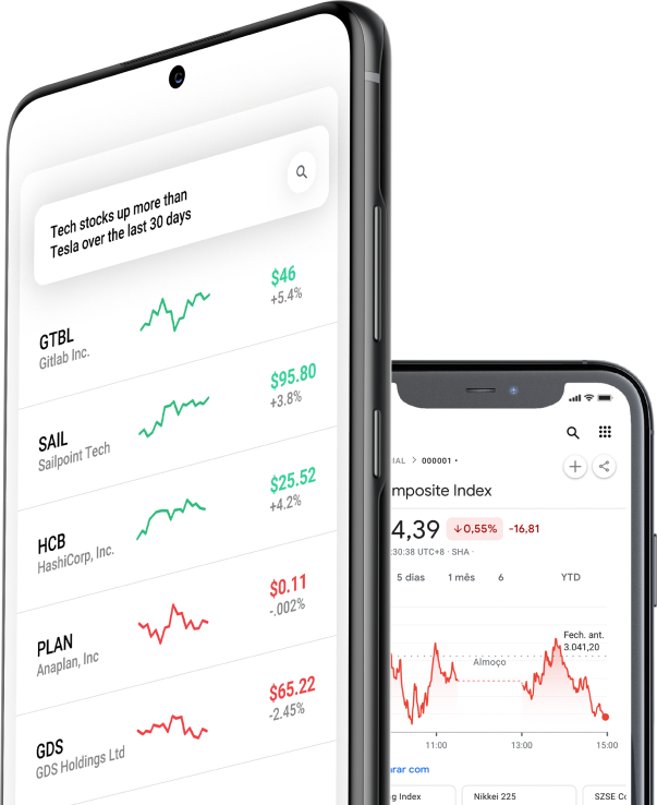 Search box with AI-enabled financial search suggestions
