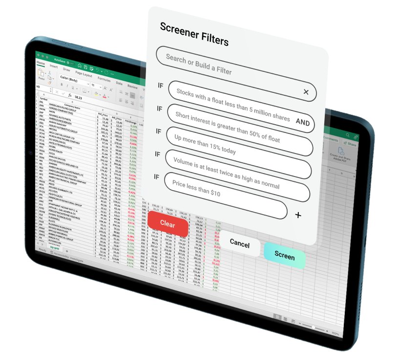 Chatbot answering a financial research question
